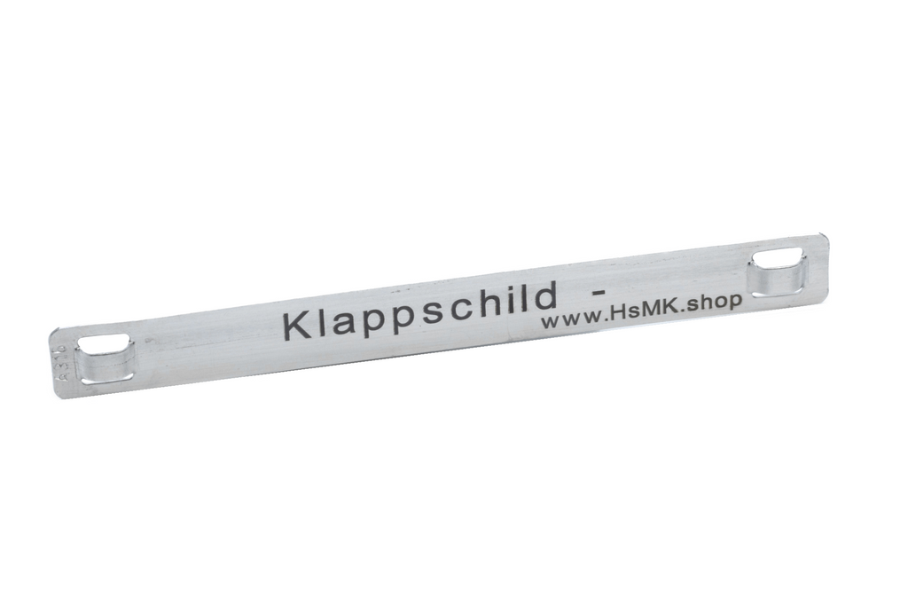 Klappschild -